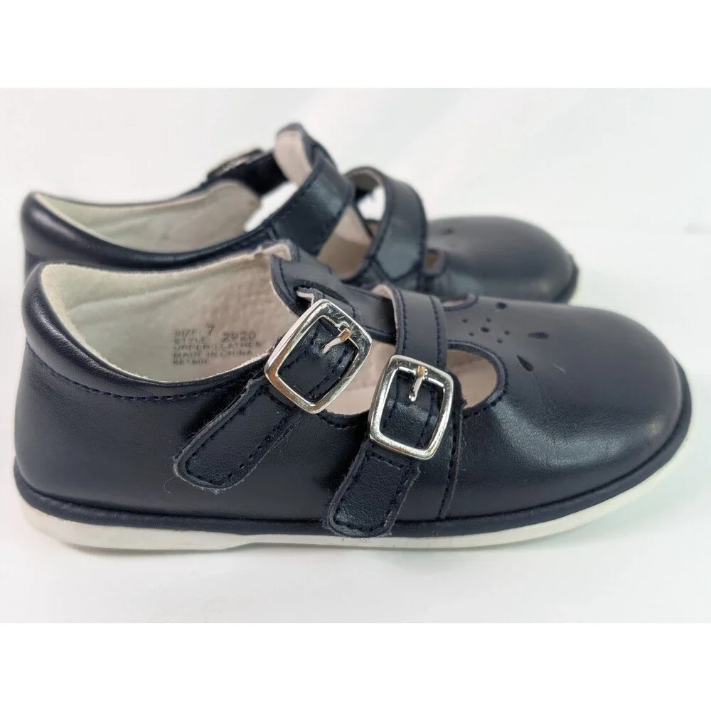 Angel Navy Blue Mary Janes Size 7